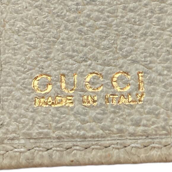 Gucci Baby Blue Leather Bamboo Bi Fold Folding Wallet - Picture 8 of 8